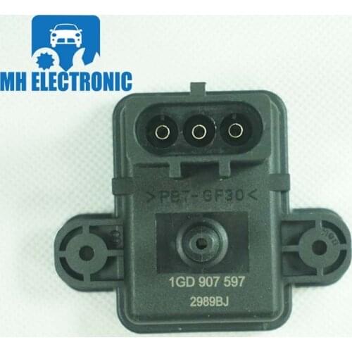 MH ELECTRONIC Manifold Abosolute Boost Pressure MAP Sensor Sender For Volkswagen VW Jetta 1GD907597 4686181 4686485 5234971