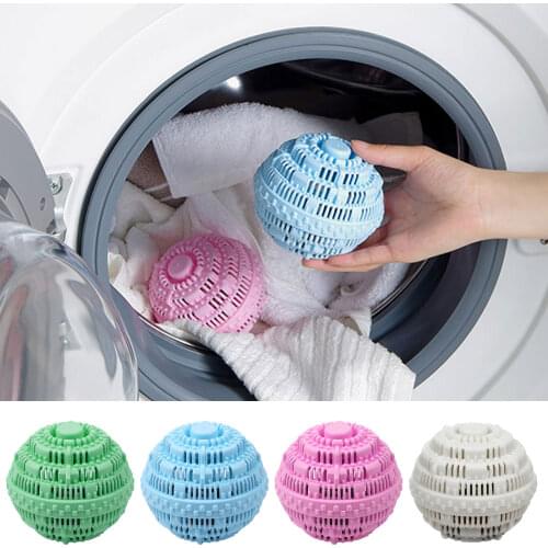 Reusable Eco-Friendly Washer Machine Laundry Washing Balls Built-in Ceramic Beads for Home College Dorms Apartments