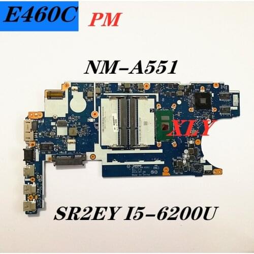 NM-A551For Lenovo ThinkPad E460C Laotop Mainboard NM-A551 Motherboard with I5-6200U CPU