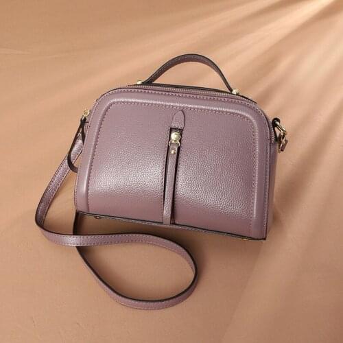 2020 New Women Shoulder Bags Zipper Softshell Genuine Leather Crossbody Bag Designer Elegant Ladies Party Packing Handbag