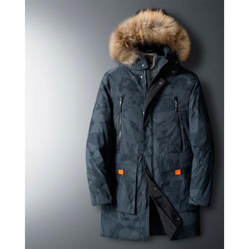 High Quality Winter Parkas Coat Men Fashion Long Cotton Padded 2020 Mens Hooded Casual Windbreaker Jacket Thick Warm Down Parkas