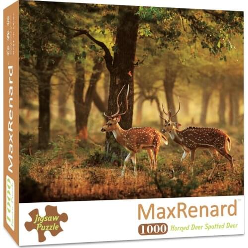 MaxRenard 50*70cm Puzzle 1000 Pieces Jigsaw Puzzles For Adults Paper Assembling Animal Picture Hoened Puzzles Toys for Adults
