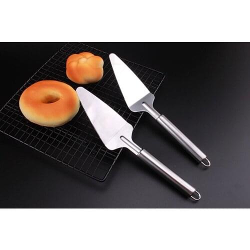 PC Cake Pizza Cheese Shovel Knife or Ice Cream Server Western Knife Stainless Steel Baking Cooking Tools Turner Divider PM 005