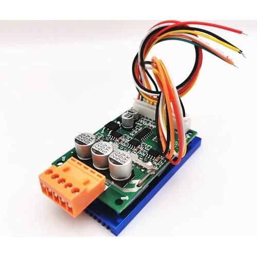 12-36VDC Original JUYI Tech JYQD-V7.3E2 bldc motor driver board for Hall sensor BLDC motor with heatsink,connector and wires