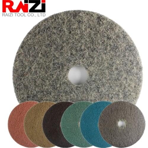 Raizi 11 Inch diamond impregnated floor polishing pads disc for concrete granite marble on floor grinding machine grinder