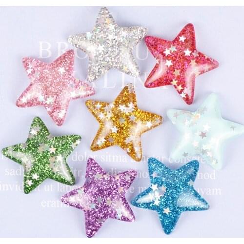 Glittering Star Magnetic Fridge Magnet, Glittering Starfish Multicolor Fridge Magnet, Cute Blackboard Sticker