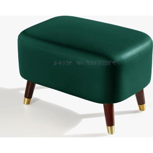 Foot Sofa Stool Nordic Shoe Changing Stool Single Rectangular Small Stool At The Entrance Of The Living Room