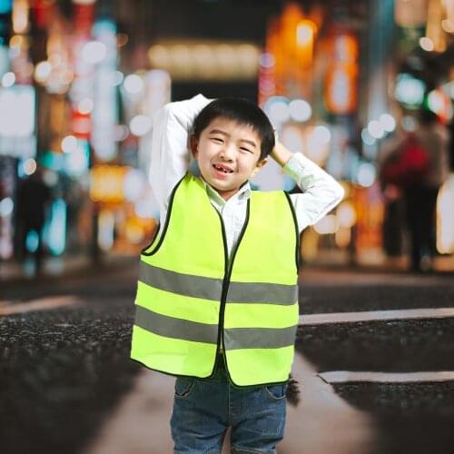 Outdoor Reflective Vest For Running Walking Cycling Jogging For Kids Children Unisex Jogging Cycling Walking