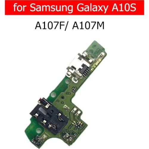 For Samsung galaxy A10S A107F/ A107M USB Charger Charging Connector Flex Cable Audio Jack Dock PCB Board Flex Cable Repair Parts