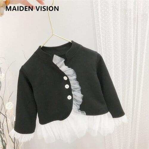 2021 kids Lady jacket For Girls Spring Autumn jacket Coat Children Clothes Fashion Short Baby Jackets 1-6Y Girl jacket coat
