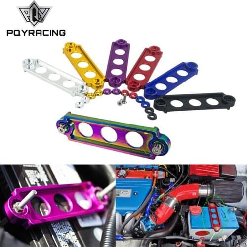 Car Racing Battery Tie Down Hold Bracket Lock Anodized for JDM Honda Civic/CRX 88-00 Car Accessory PQY-BTD71