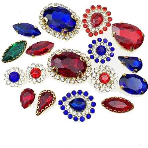 Bottom perforation Diamond Half Beads DIY Garment Beads Round Beads Craft Scrapbook Beads Clothing accessories