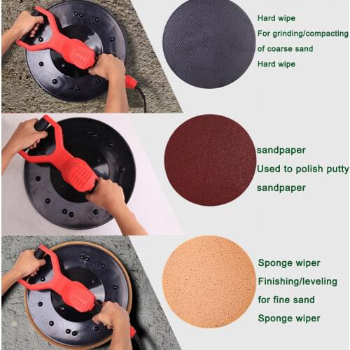 Electric Concrete Epoxy Cement Mortar Trowel Masons Plastering Bucket Only Disc