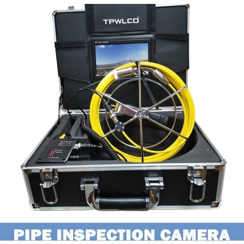 23mm 20M 30M 40M 50M 7inch Pipeline Endoscope Inspection Camera Underground Industrial Pipe/Sewer/Drain Wall Video Detection Kit