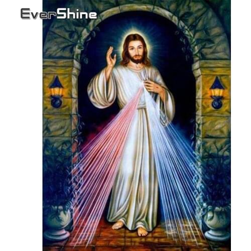 Evershine Diamond Painting Religion Icon Full Drill Square 5D DIY Diamond Embroidery Portrait Cross Stitch Kit Mosaic Rhinestone
