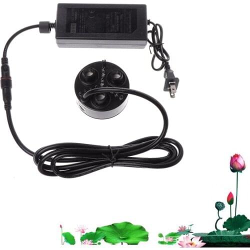 Free_on 3 Head Mist Maker Atomizer Ultrasonic Air Conditioning Humidifier Fogger Nebulizer US Plug
