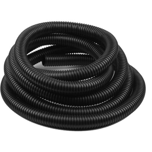 1M 20-38mm Corrugated Pond Tube Black Rubber Kinkproof Strong Flex Tube For Garden irrigation Aquarium Filter Hoses