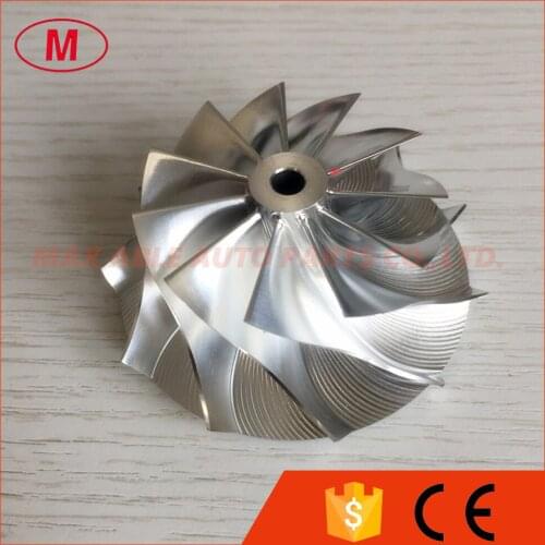 GT15-25 11+0 blades 48.30/68.00mm forward turbo billet/milling/aluminum 2618 compressor wheel