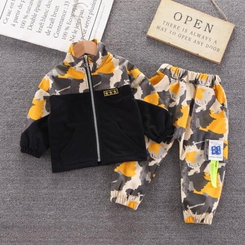 2021 Toddler Boys/Girls Clothing Set Camouflage Print Coat+Pants 2pc Spring Autumn Fashion Casual Kids Sports Outfits 0-4 Years