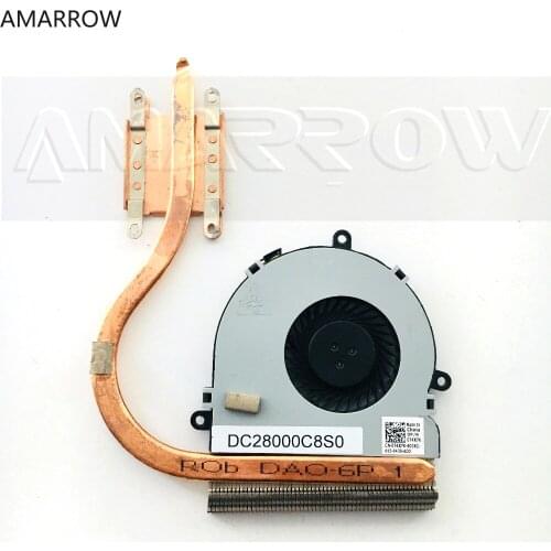 Original free shipping For DELL laptop heatsink cooling fan 3521 5737 5537 5521 3721 5721 2521 CPU heatsink 0FNXPD 07H5H9 074X7K