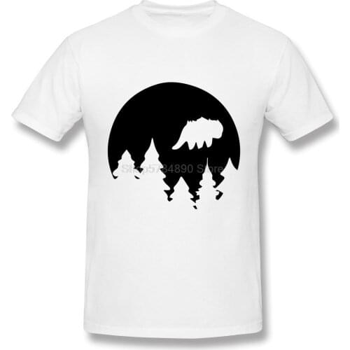 Summer Appa YipYip Flying By Moonlight T Shirt Casual Man Short Sleeve 100% Cotton Plus Size T-shirt