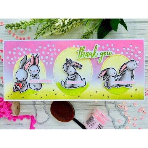 Companion Rabbit Metal Cutting Dies For DIY Scrapbooking Embossing Paper Cards Making Crafts 2020 New Clear Stamps