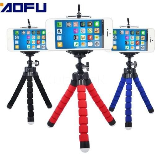 Mini Flexible Sponge Octopus Tripod For IPhone Samsung Xiaomi Mini Flexible Sponge Octopus Tripod For IPhone