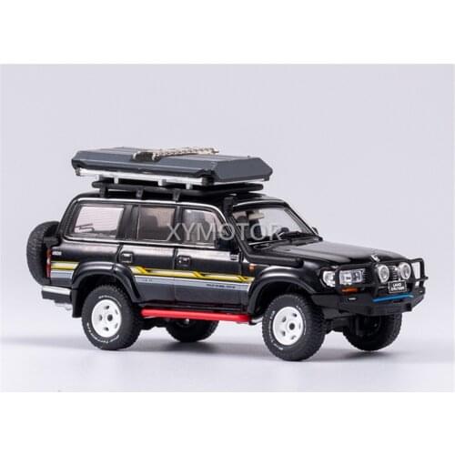 New Kengfai 1:64 For Toyota Land Cruiser LC80 SUV Off-road vehicle Diecast MODEL Car Gifts Collection Display Ornaments Metal