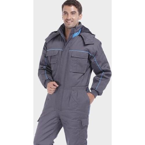 Clothing one piece clothing cotton-padded jacket wadded jacket thermal tooling wear male sp-7334