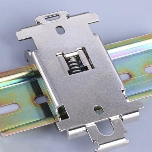 Single Phase SSR 40DA 25DA AA DD 35MM DIN rail fixed Solid State Relay clip clamp R99-12 Solid State Relays mounting bracket