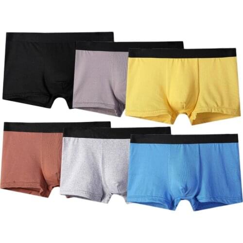 Male Panties Modal Mens Underwear Boxers Breathable Man Boxer Solid Underpants Comfortable Thin Shorts
