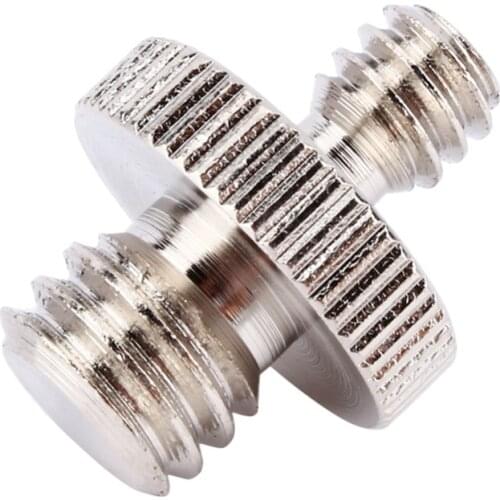 1 Pcs Adapter Screw 1/4" Male to 3/8" Male Threaded Metal Screw Adapter For Camera Tripod Stand DSLR SLR Accessories