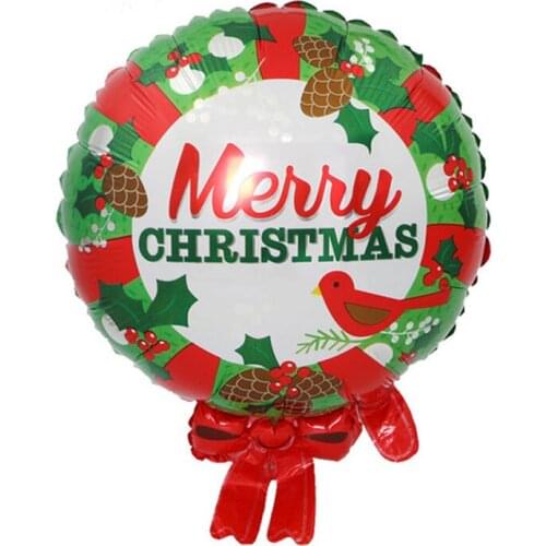 1pcs Merry Christmas Foil Balloons Inflatable Helium Christmas Decorations Children toys Christmas Decorations for Home