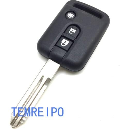 10pcs/lot 3 button remote control key cover replacement key shell Select Maxima Rogue Sentra Altima Vehicles fob