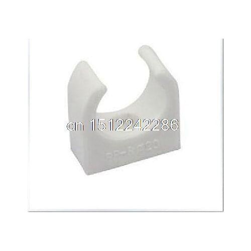 10pcs Diameter PPR Tube Pipe Clamps Clips Connectors white 25mm