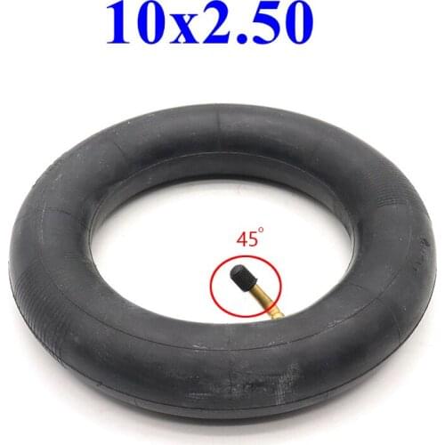 10X2.50 Inner Tube 10x2.5 Tube Innertube with bent valve 45 Degree valve for Baby Stroller Pram Scooter 10 Inch