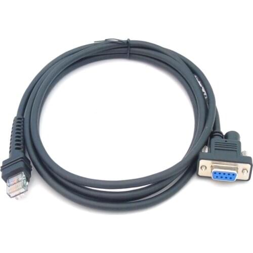 2pcs BarCode Scanner RS232 Cable 2M 3Mtr for Datalogic Powscan PD9530 PD9500 MP8300 8330 PD8500