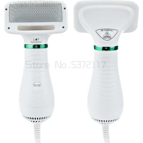 2 In 1 Pet Electric Blowing Comb For Dogs Cat Quickly Dry Hair Slicker Brush Dog Brush Comb Massage Pet Hair Dryer Pet Grooming