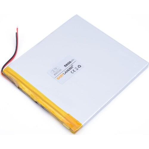 3.7V 5600mAH 4593105 Original L G battery polymer lithium ion battery;SmartQ T20,VI40,AMPE A86 Dual Core P85 Tablet PC