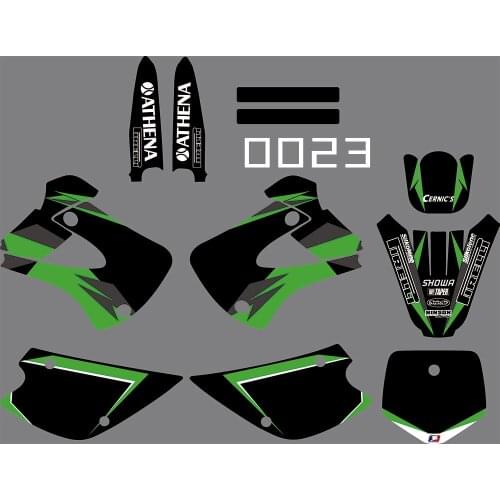 3M 0023 motorcycle Team Graphics Decal Stiker Kits for Kawasaki KX85-100 1998-2013 dirt bike sticker for Kawasaki KX85