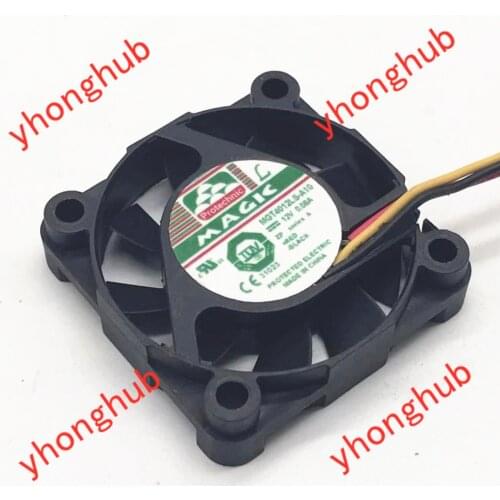 Protechnic Magic MGT4012LS-A10 DC 12V 0.08A 40x40x10mm 3-Wire Server Cooling Fan