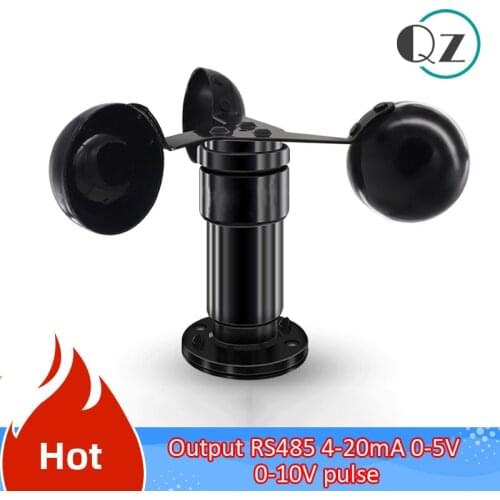 60m/s 30m/s aluminum alloy cups anemometer wind speed sensor Wind direction sensor wind speed transmitter pulse RS485 4-20mA 5V