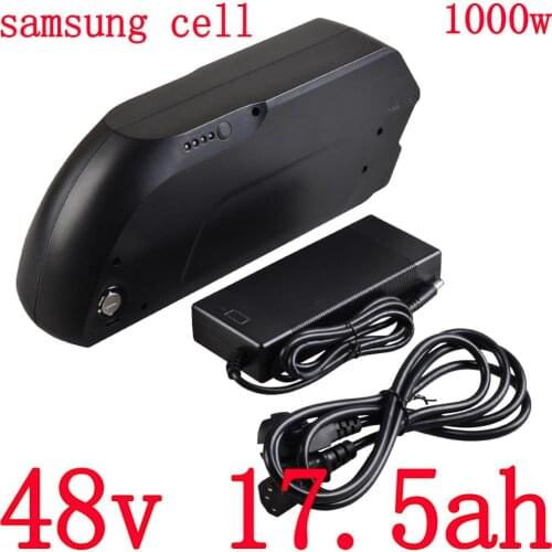 48V Lithium Battery 48V Electric Bicycle Battery 48V 17Ah 17.5Ah 18Ah Ebike Battery use samsung cell for 48V 1500W 1000W Motor