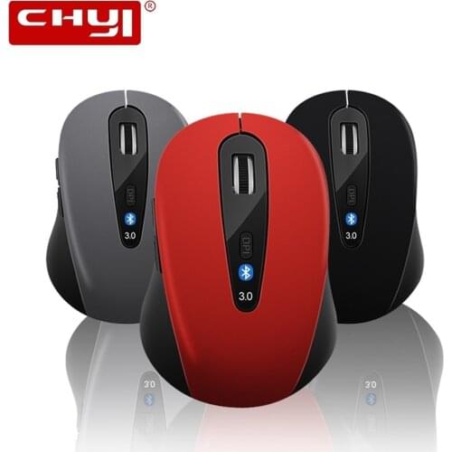 CHYI Bluetooth Wireless Mouse Optical Gaming Ergonomic Mice 1600DPI 6 Buttons Mause BT Computer Gamer For PC Laptop Desktop
