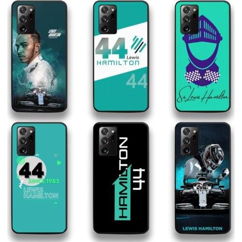 F1 Lewis Hamilton 44 Phone Case For Samsung Galaxy Note20 ultra 7 8 9 10 Plus lite M51 M21 M31 J8 2018 Prime