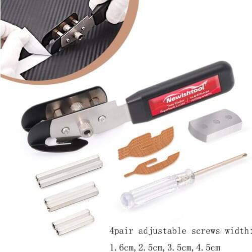 FOSHIO Car Wrap Decal Stickers Slitter Vinyl Cutter Knife with PTFE Coat Carbon Fiber Film Cutting Tool Auto Window Tint Tool