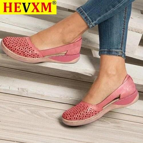 Summer Women Wedges Orthopedic Sandals Office Shoes Woman Hollow Out Vintage Shoes Slip On Casual Sewing Ladies bunion Sandals