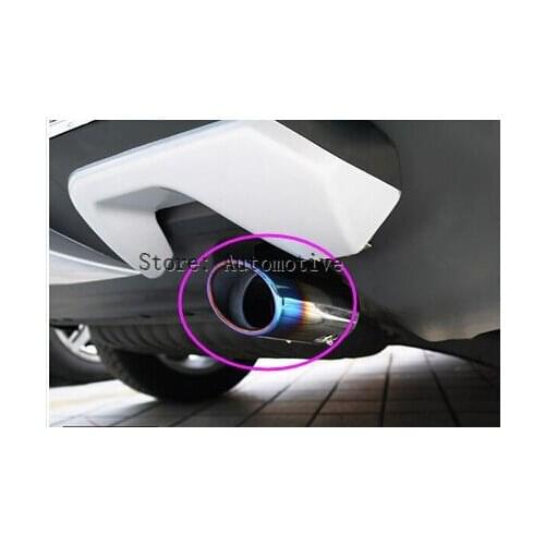 Stainless steel EXHAUST muffler tip for jeep Compass 2010-2015 2010 2011 2012 2013 2014 2015