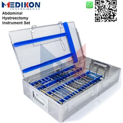 German Abdominal Hysterectom General Surgery Instruments set surgical balfour retractor needle holder tissu forceps scissors set