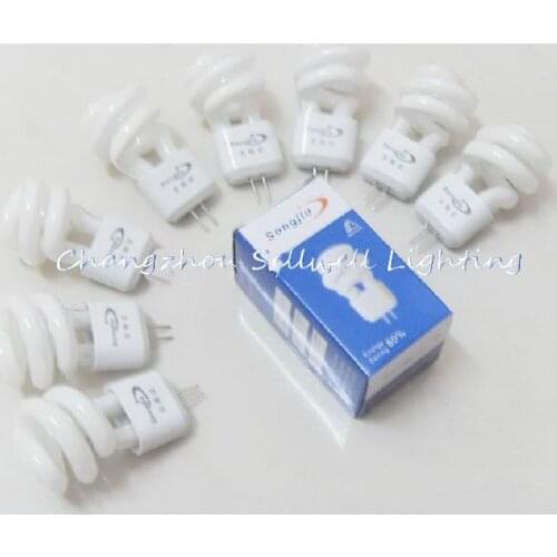 New!energy-saving Light Bulbs Pin Crystal Light Lamp Small Spiral The 12v 5w G4 Yellow A971-2